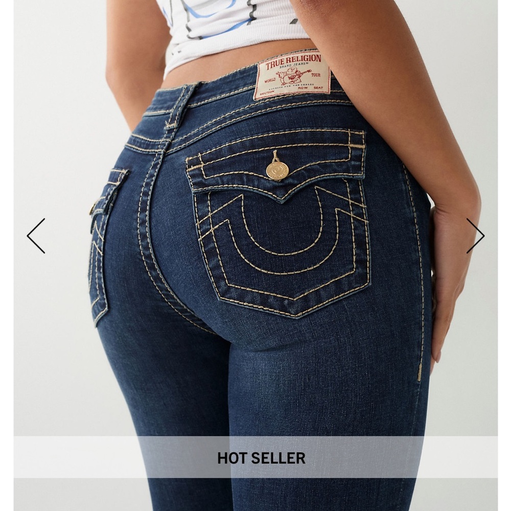 Women’s True Religion Halle High Rise Super Skinny Jeans